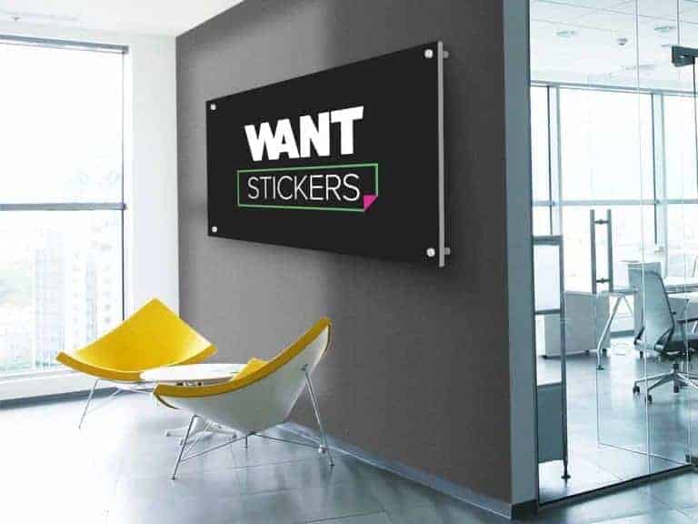 Want Stickers Custom Printed Stickers, Signs, Banners & Event Displays