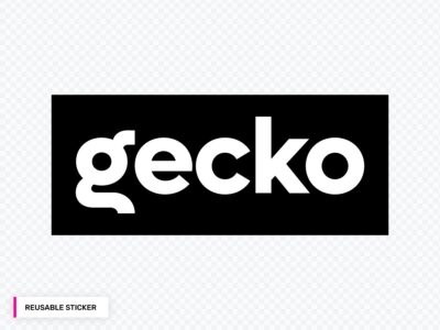 Gecko Robotics Reusable Vehicle Stickers