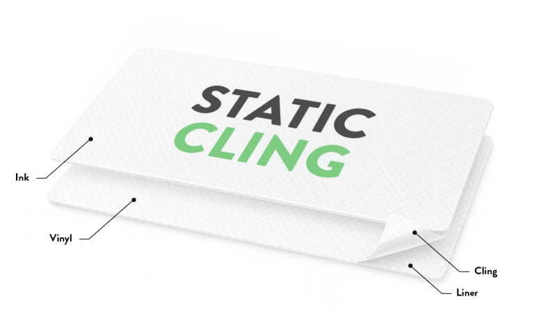 Adhesive Free Static Cling Clear Vinyl