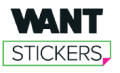 Want Stickers Email Logo